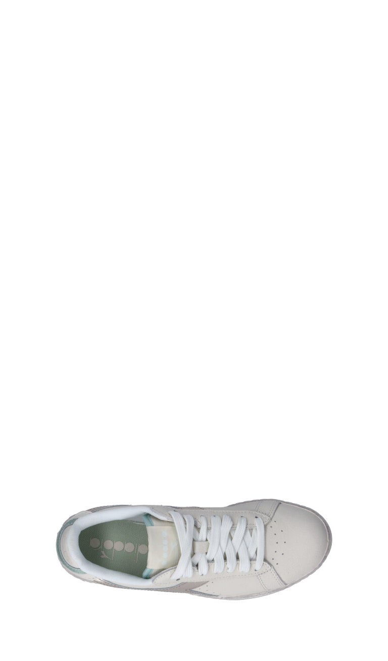DIADORA - GAME L LOW WAX METAL WN Sneaker donna bianca/argento in pelle