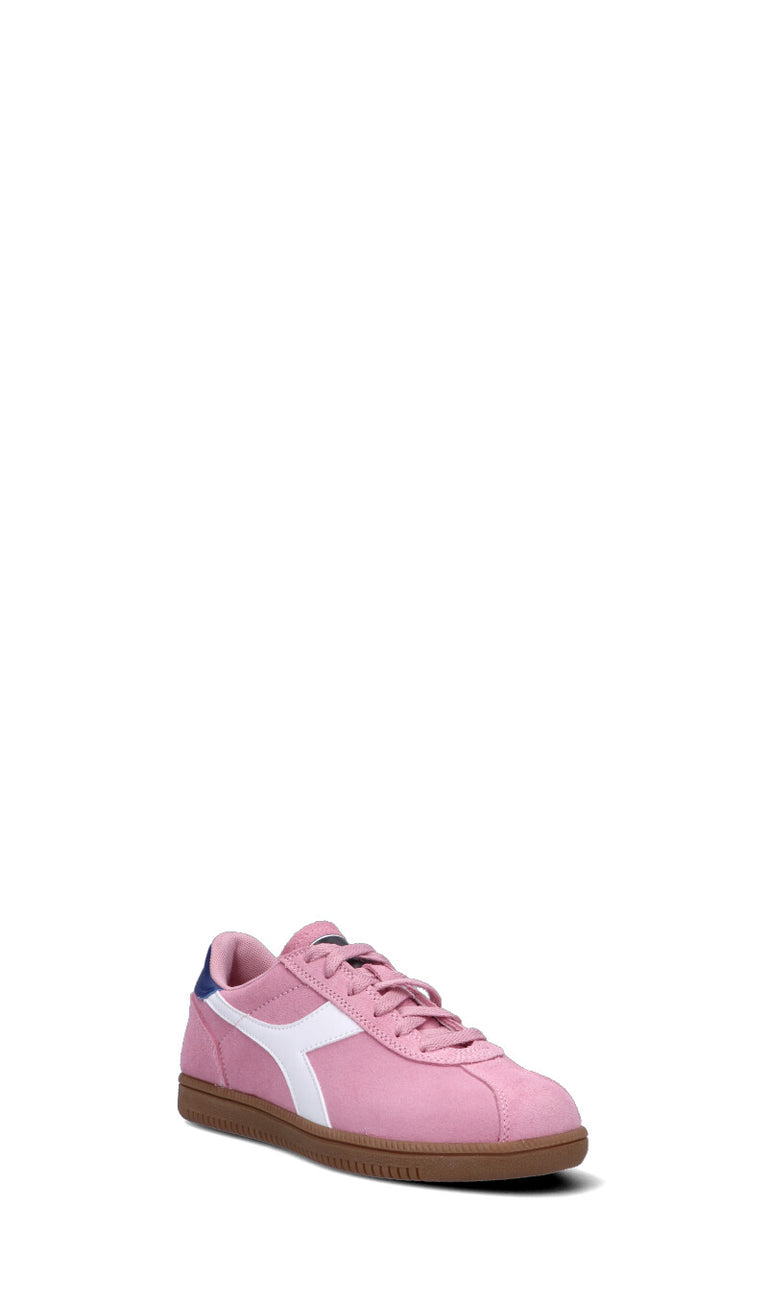 DIADORA Sneaker donna rosa/bianca in suede