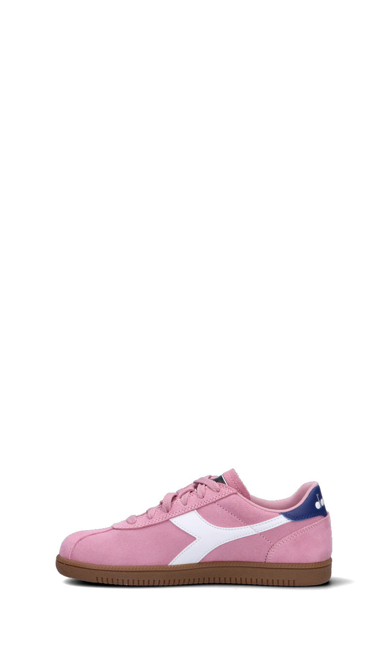 DIADORA Sneaker donna rosa/bianca in suede