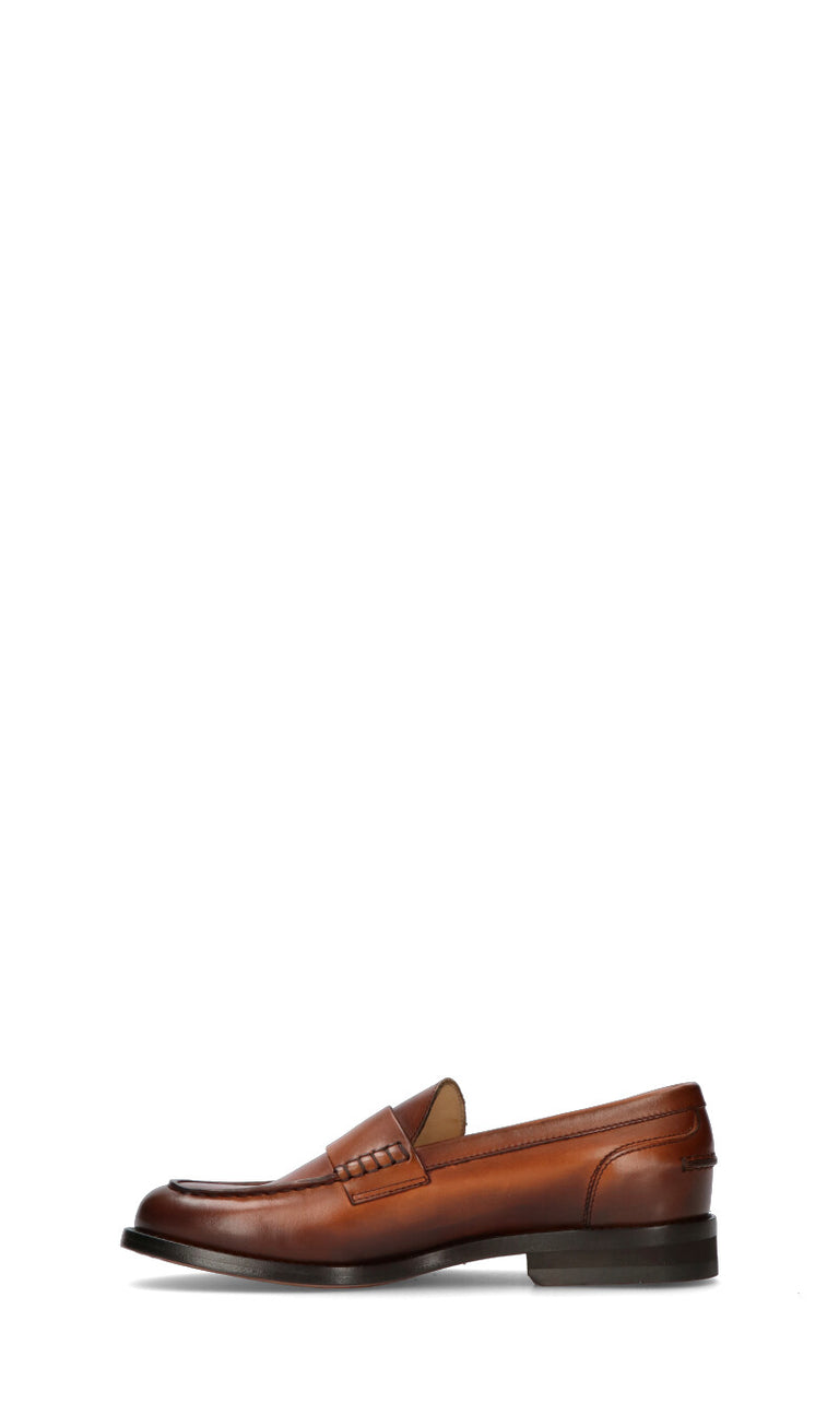 DOUCAL'S Mocassino donna marrone in pelle