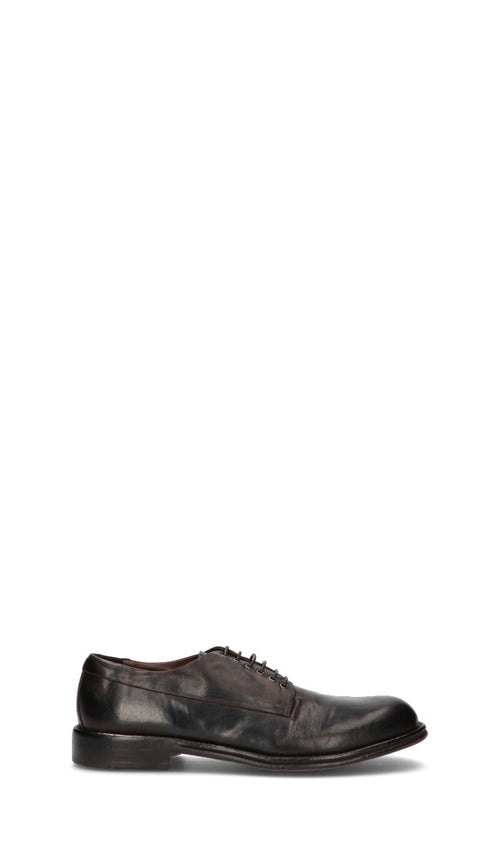 LEMARGO Stringata uomo ebano in pelle