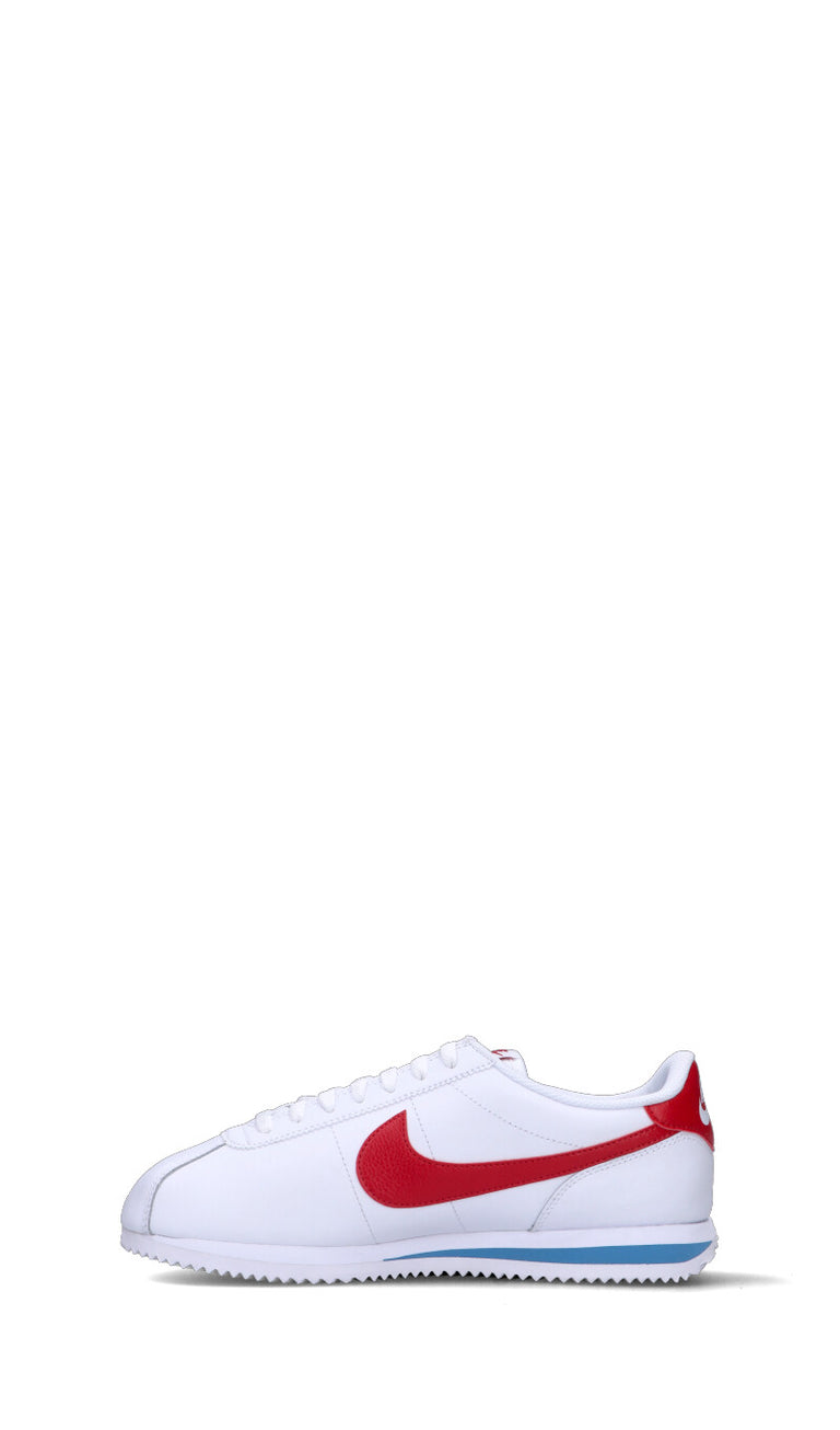 NIKE - CORTEZ Sneaker uomo bianca/rossa in pelle