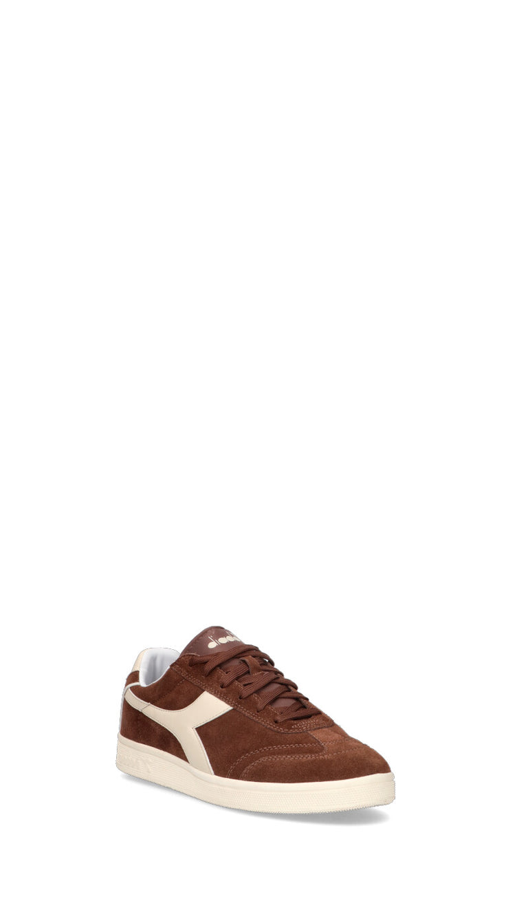 DIADORA Sneaker uomo marrone/bianca in suede