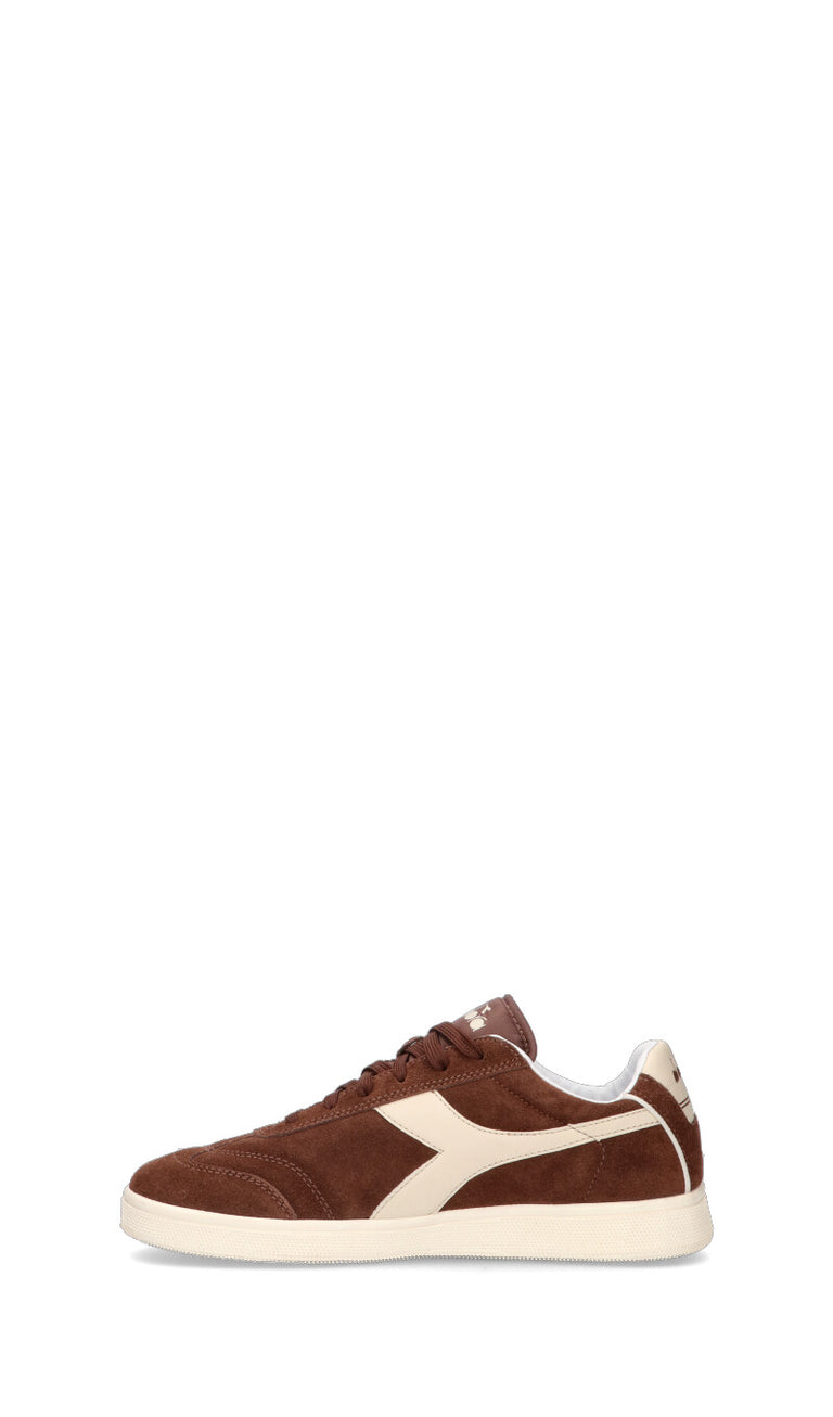 DIADORA Sneaker uomo marrone/bianca in suede