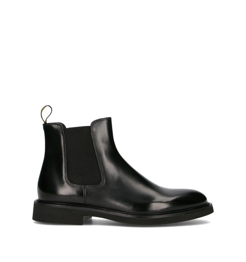 DOUCAL'S Tronchetto uomo nero in pelle