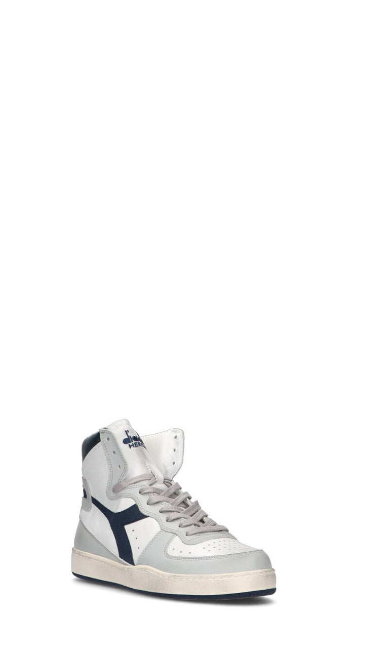 DIADORA HERITAGE - MI BASKET USED Sneaker uomo bianca/grigia in pelle
