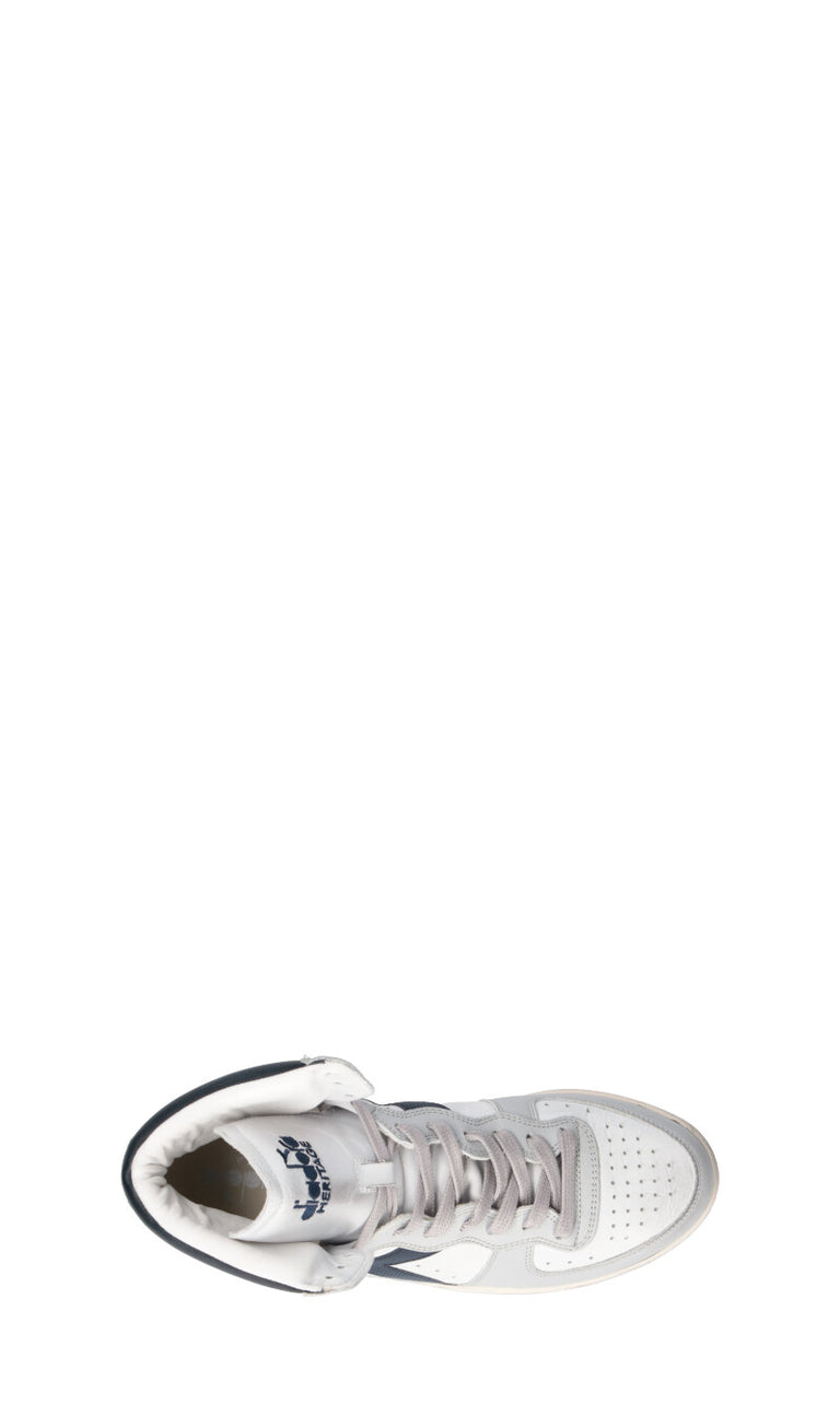 DIADORA HERITAGE - MI BASKET USED Sneaker uomo bianca/grigia in pelle