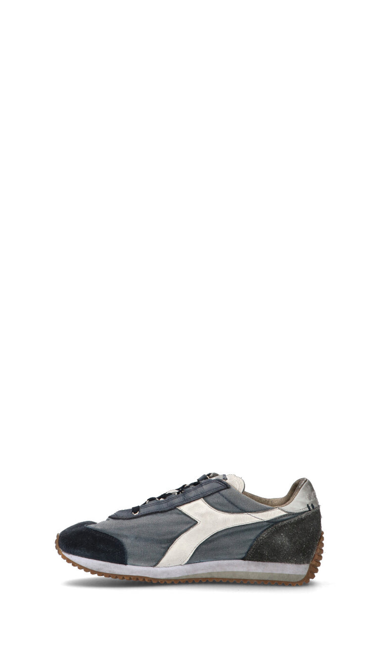DIADORA HERITAGE - EQUIPE H DIRTY STONE WASH EVO Sneaker uomo blu in suede