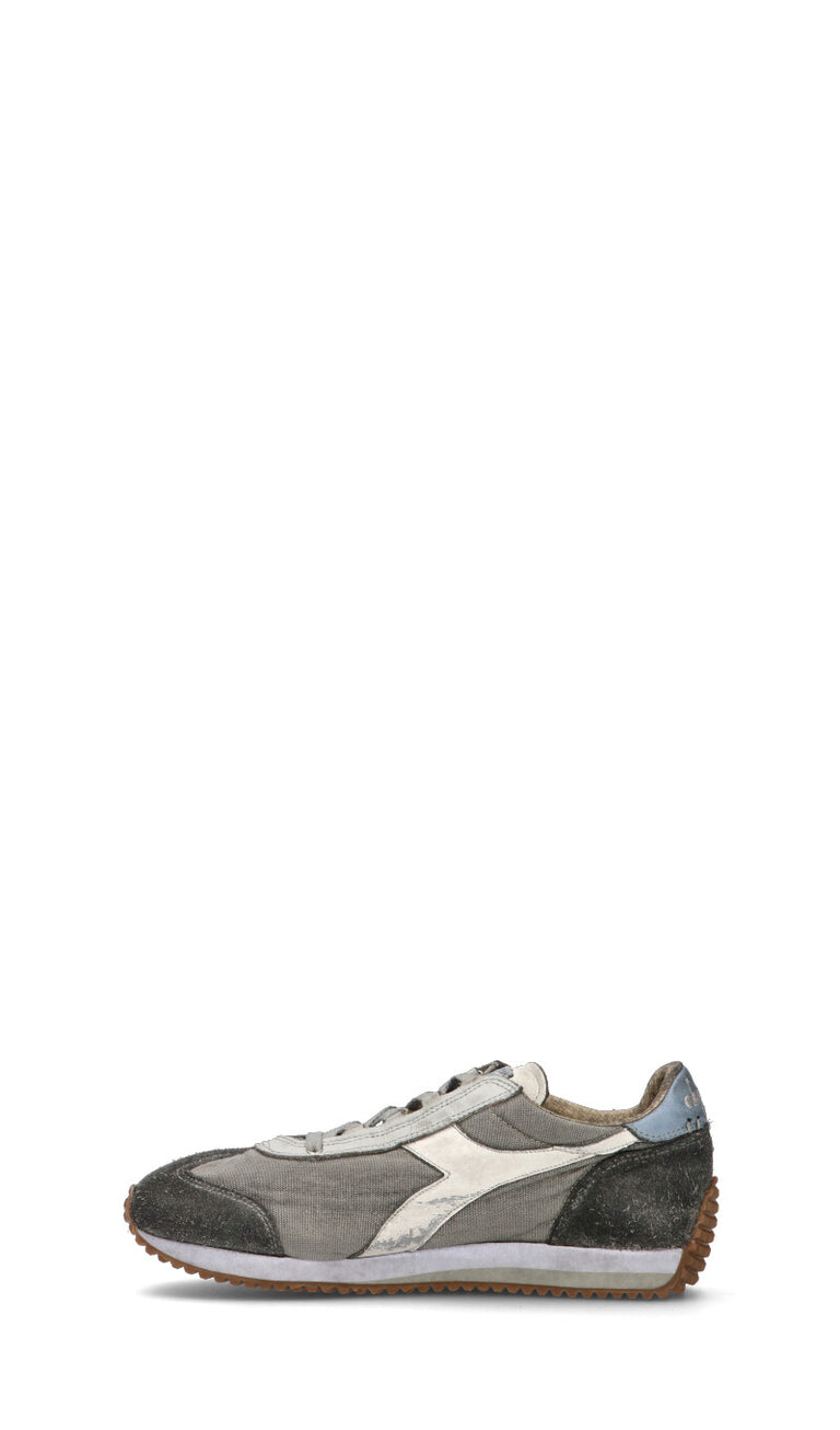 DIADORA HERITAGE - EQUIPE H DIRTY STONE WASH EVO Sneaker uomo grigia in suede