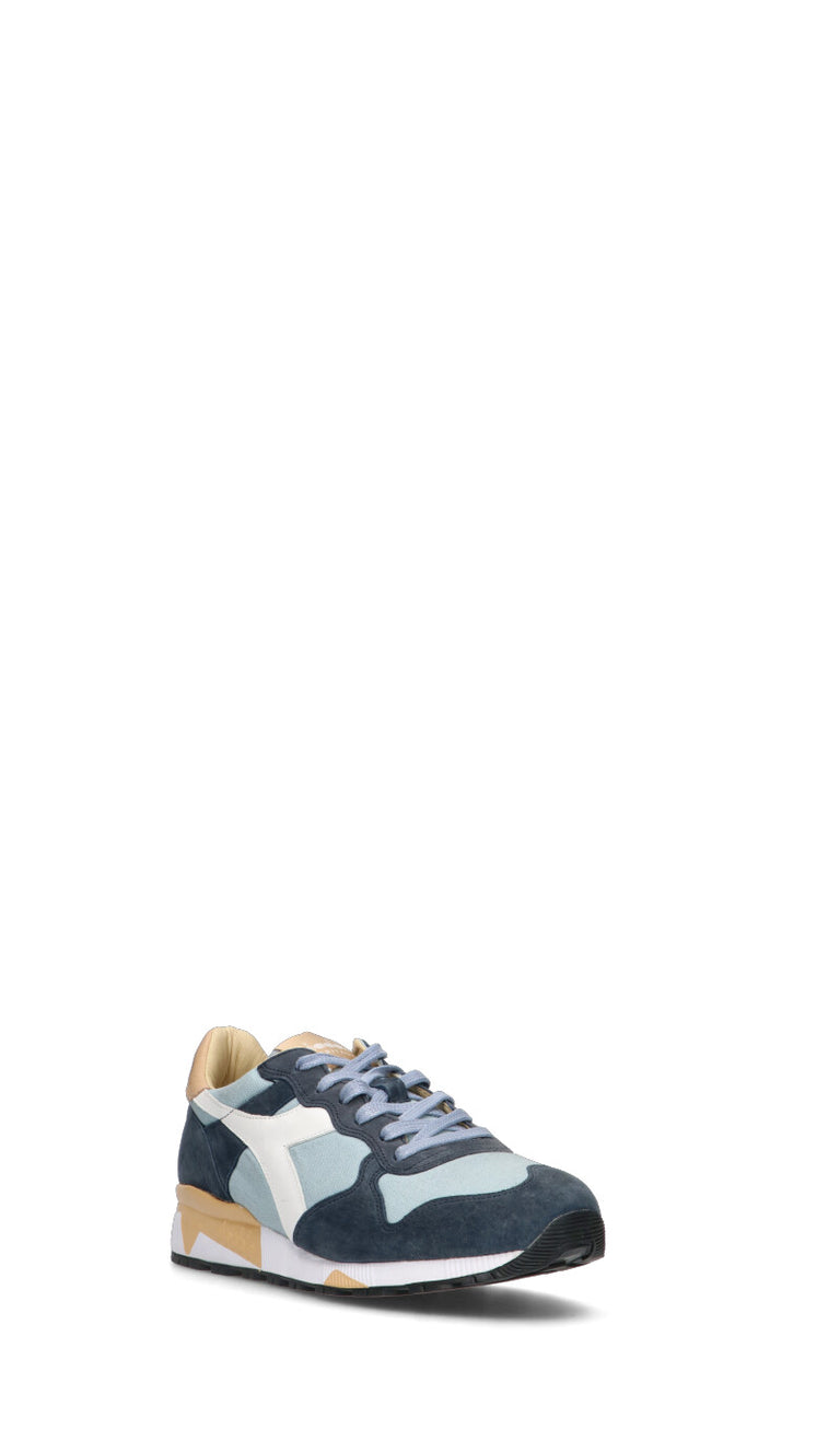 DIADORA HERITAGE Sneaker uomo blu in suede