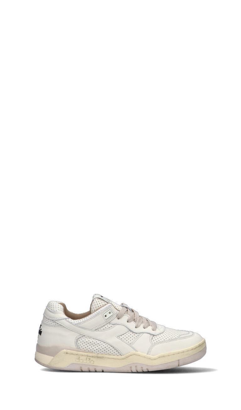 DIADORA HERITAGE Sneaker uomo panna in pelle