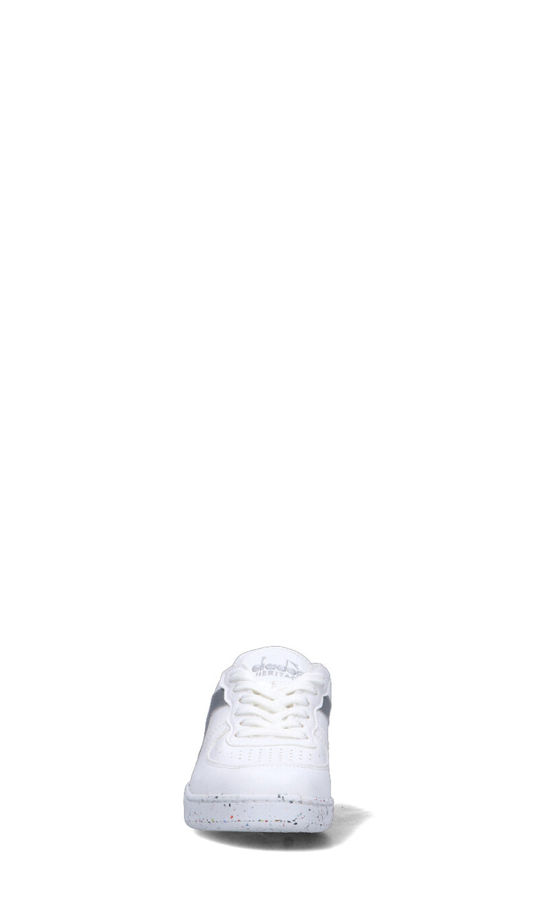 DIADORA HERITAGE - BASKET LOW 2030 Sneaker uomo bianca/argento in pelle