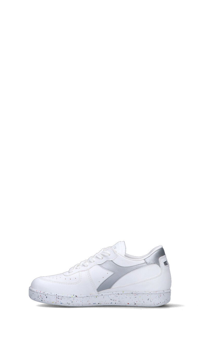 DIADORA HERITAGE - BASKET LOW 2030 Sneaker uomo bianca/argento in pelle