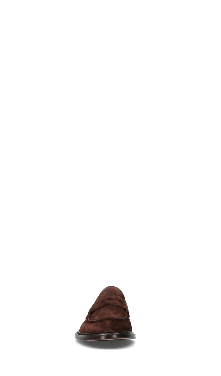 DOUCAL'S Mocassino uomo marrone in suede
