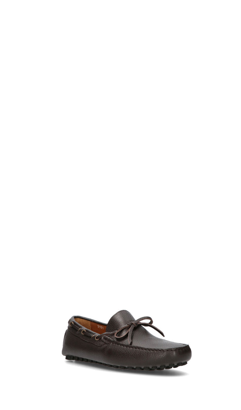 DOUCAL'S Mocassino uomo marrone in pelle