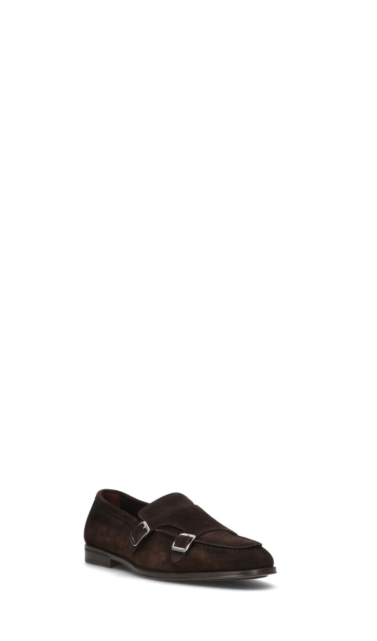 DOUCAL'S Mocassino uomo marrone in suede