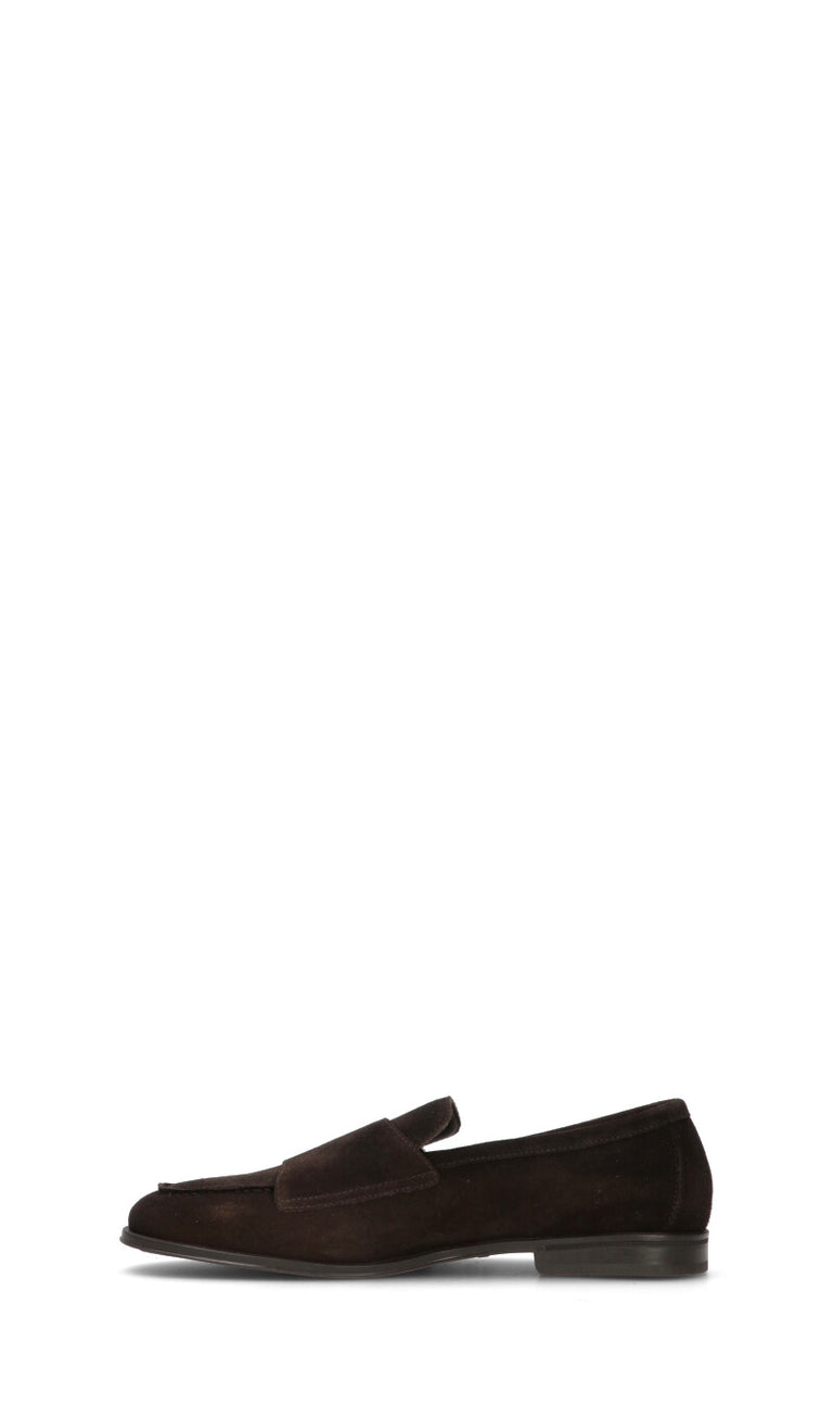 DOUCAL'S Mocassino uomo marrone in suede
