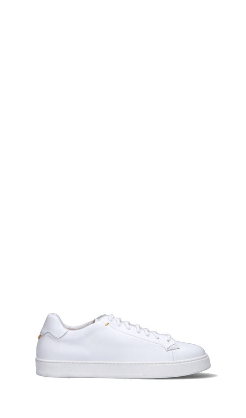 DOUCAL'S Sneaker uomo bianca in pelle