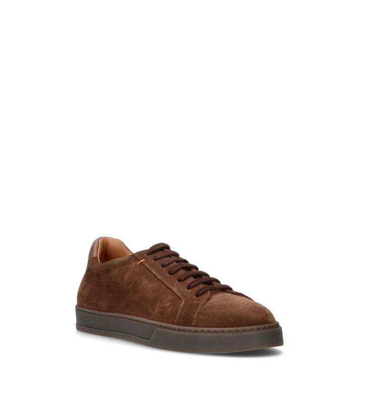 DOUCAL'S Sneaker uomo marrone in suede