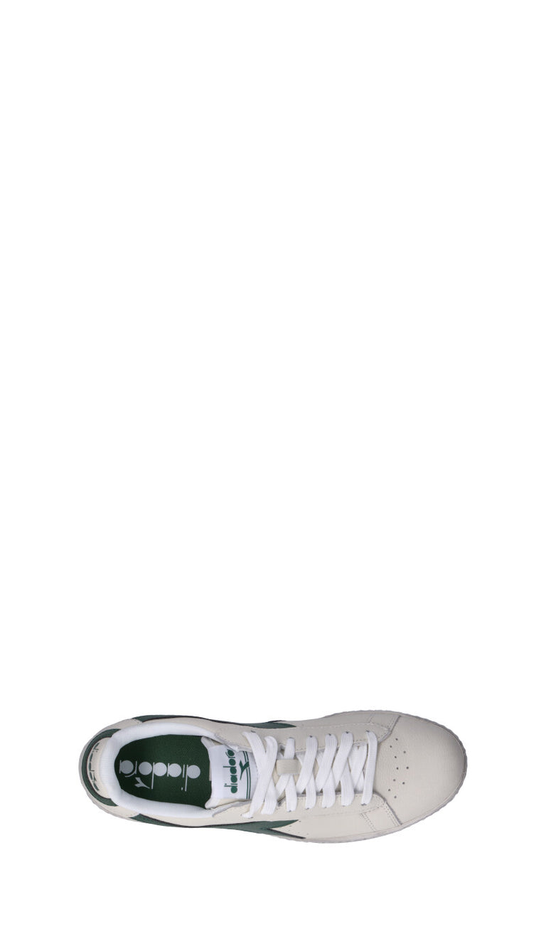 DIADORA Sneaker uomo bianca/verde in pelle