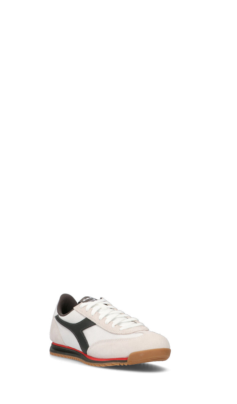 DIADORA CROSS Sneaker uomo bianca/nera in pelle