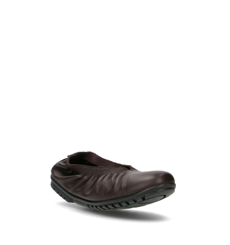 THE FLEXX Ballerina donna testa di moro in pelle