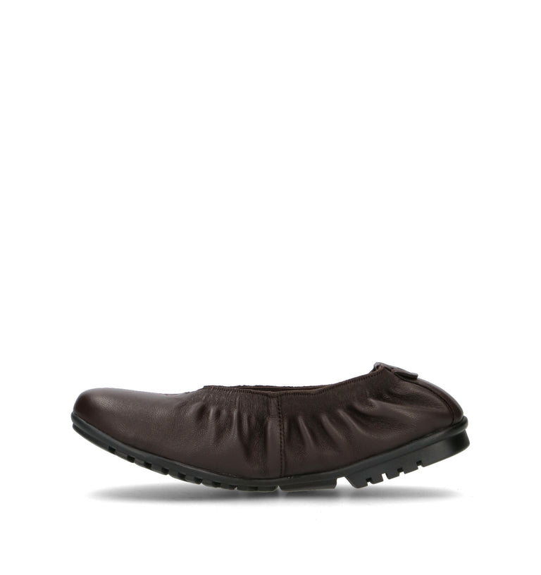 THE FLEXX Ballerina donna testa di moro in pelle