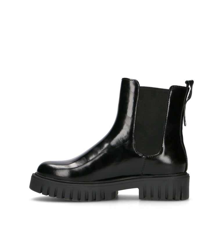 THE FLEXX Tronchetto donna nero in pelle
