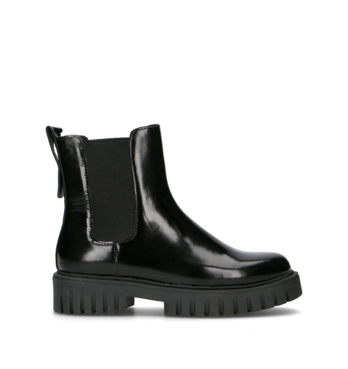 THE FLEXX Tronchetto donna nero in pelle