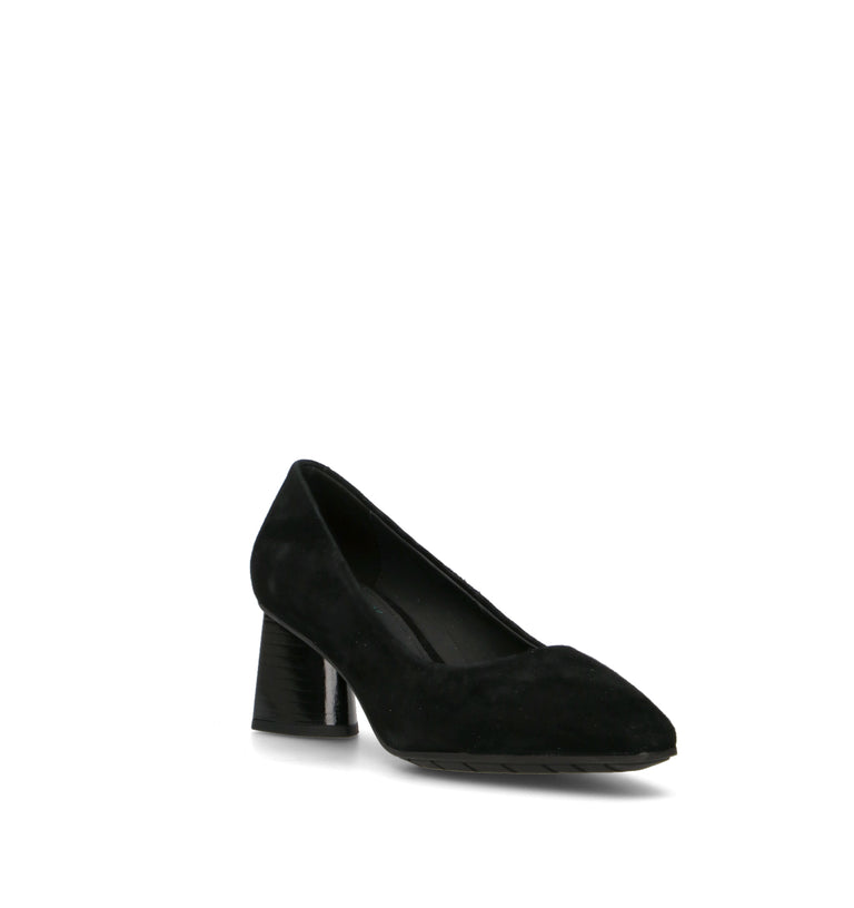 THE FLEXX Décolleté donna nero in suede