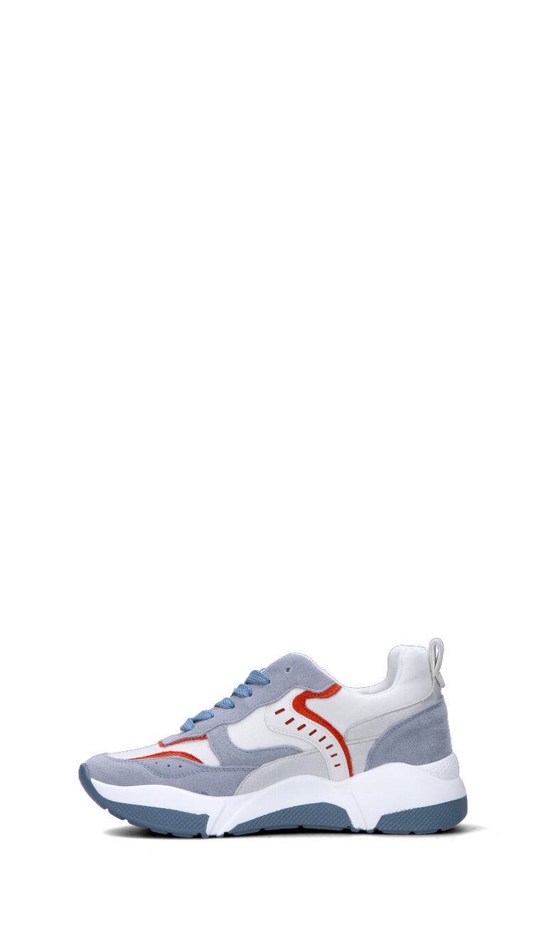VIOLABLU' Sneaker donna azzurra in pelle