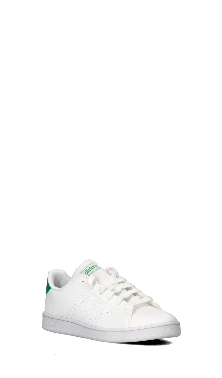ADIDAS ORIGINAL ADVANTAGE K Sneaker ragazzo bianca e verde