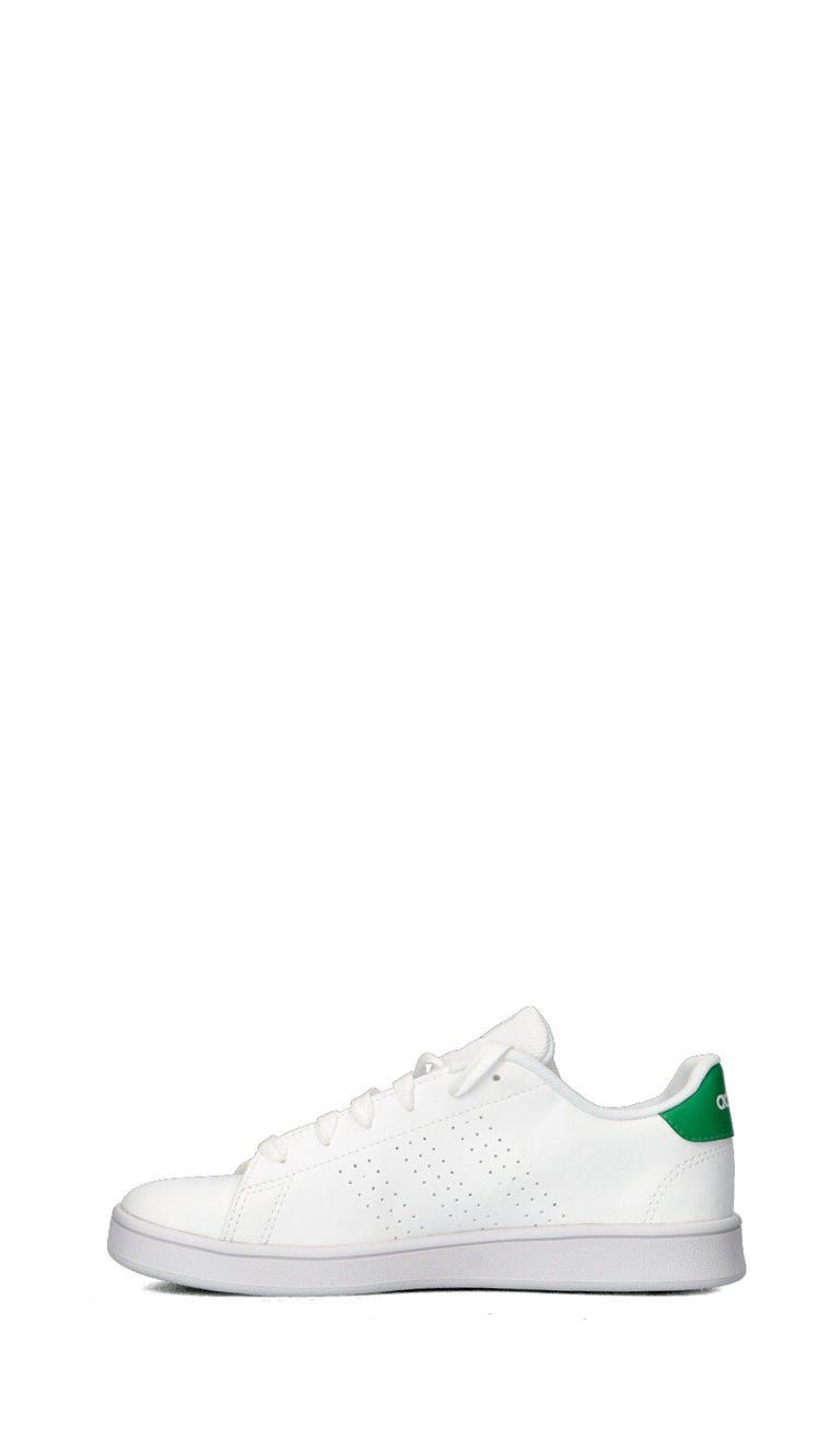 ADIDAS ORIGINAL ADVANTAGE K Sneaker ragazzo bianca e verde