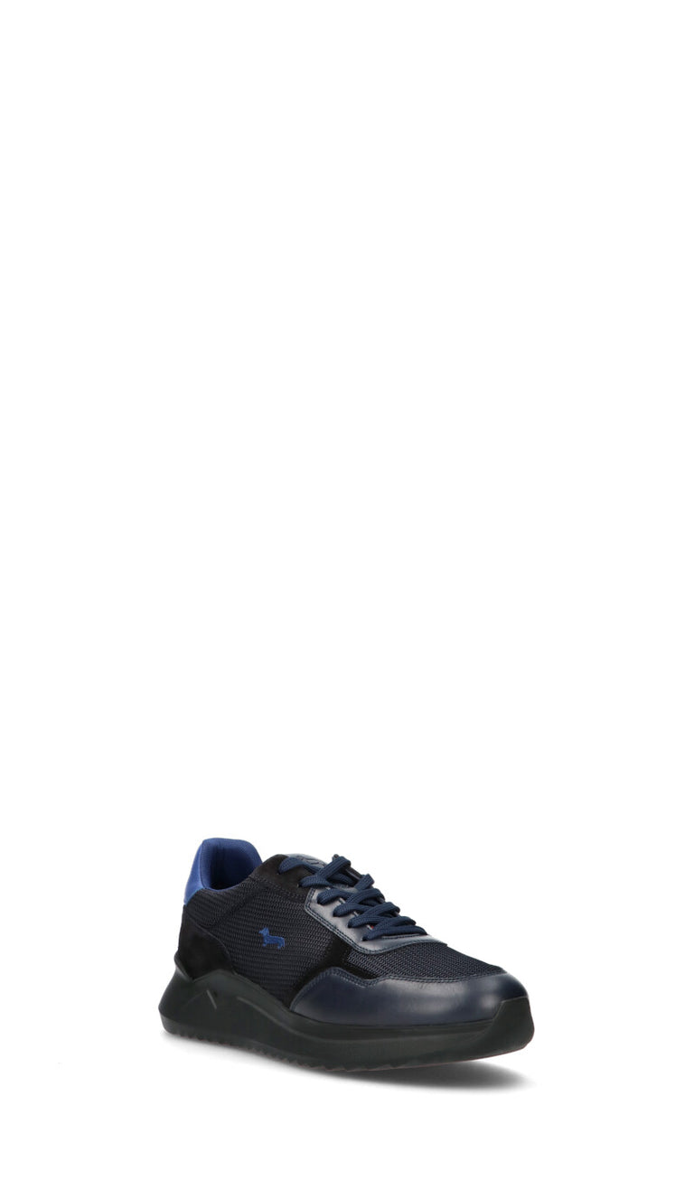 HARMONT&BLAINE Sneaker uomo blu in pelle