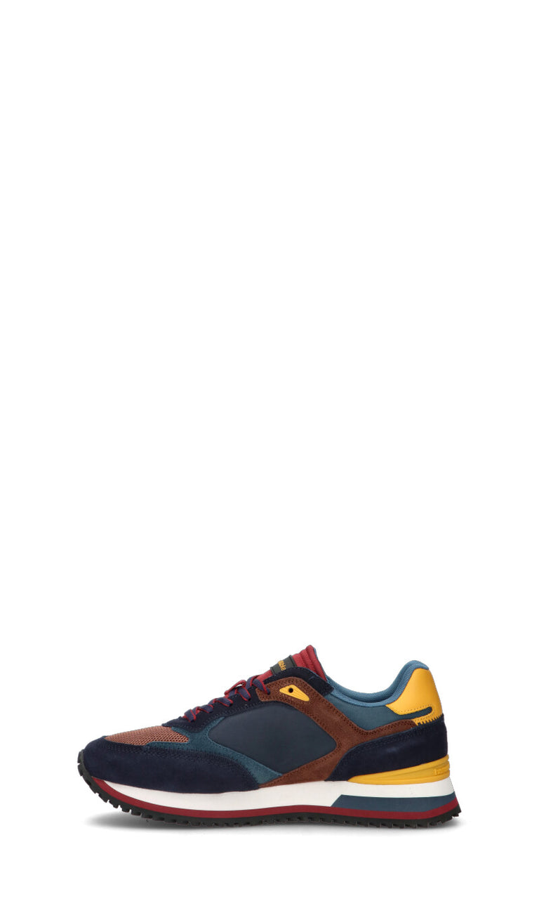 HARMONT&BLAINE Sneaker uomo blu in suede