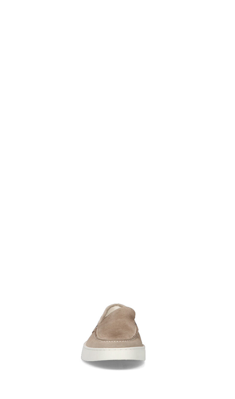 HARMONT&BLAINE Mocassino uomo beige in suede