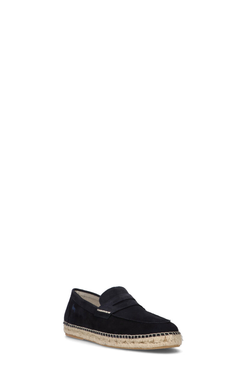 HARMONT&BLAINE Mocassino uomo blu in suede
