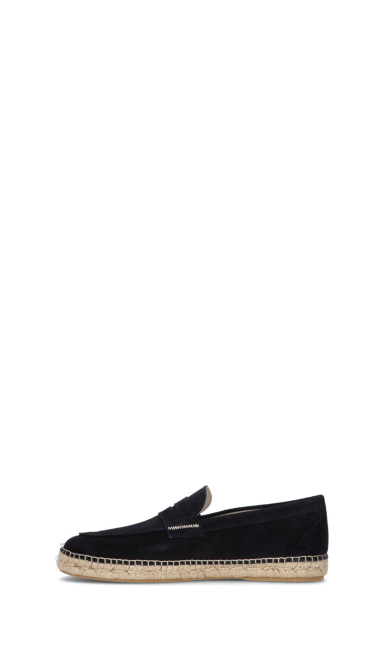 HARMONT&BLAINE Mocassino uomo blu in suede