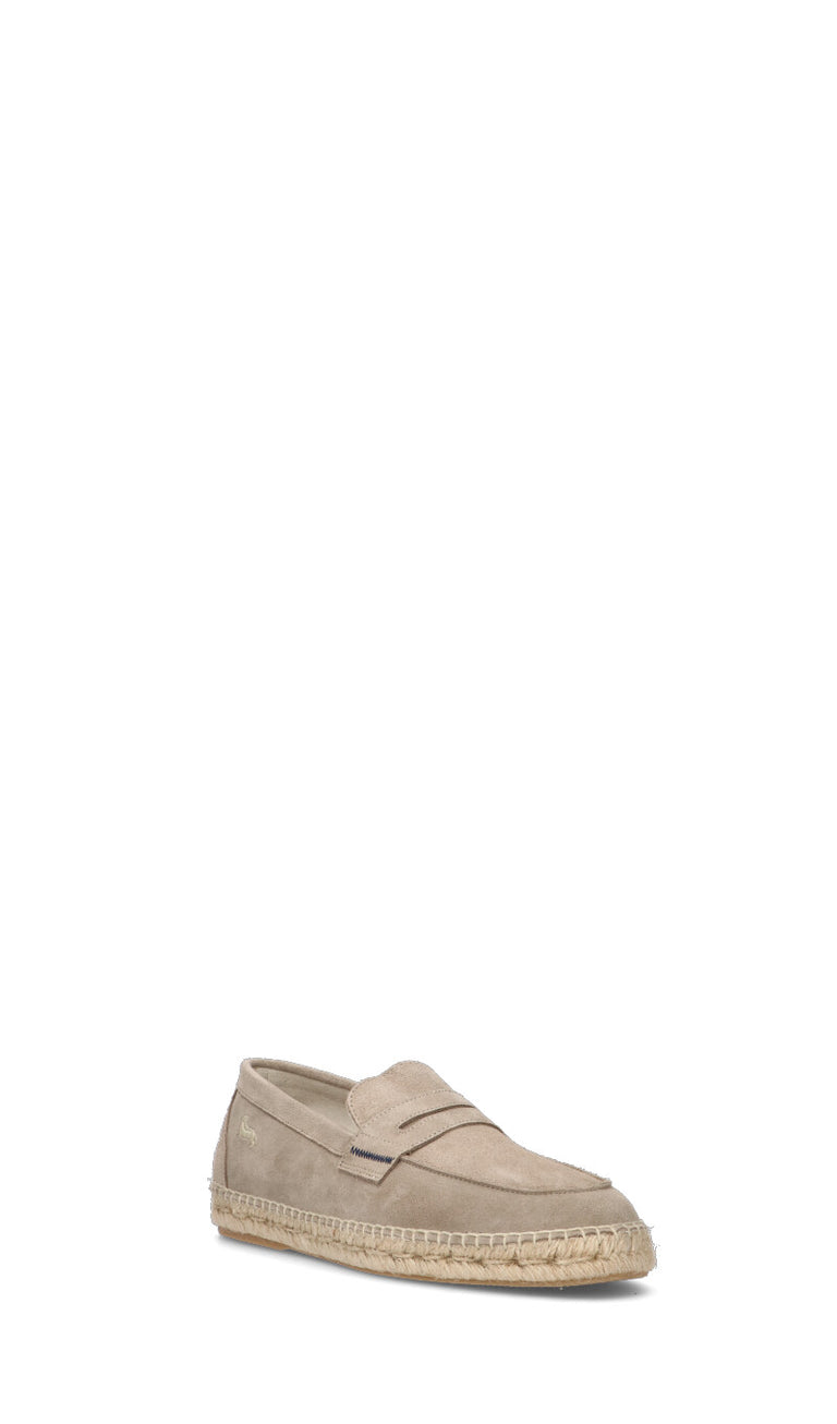 HARMONT&BLAINE Mocassino uomo beige in suede