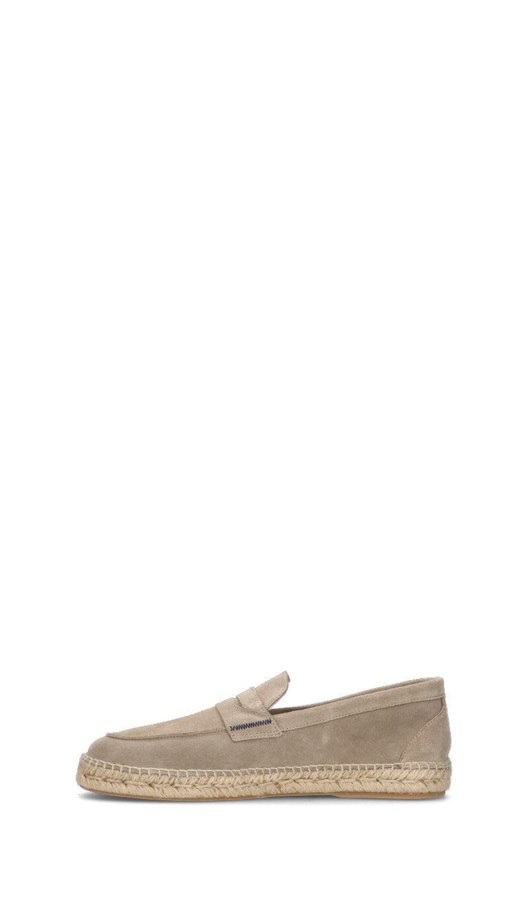 HARMONT&BLAINE Mocassino uomo beige in suede
