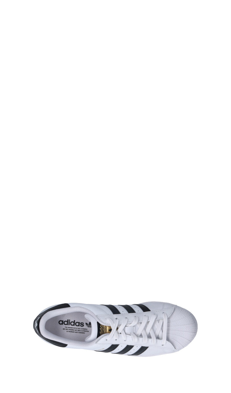 ADIDAS - SUPERSTAR Sneaker uomo bianca/nera in pelle