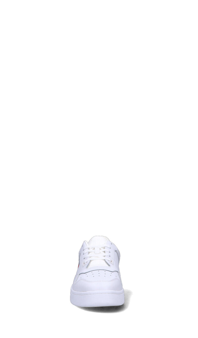 TOMMY HILFIGER JEANS Sneaker uomo bianca in pelle