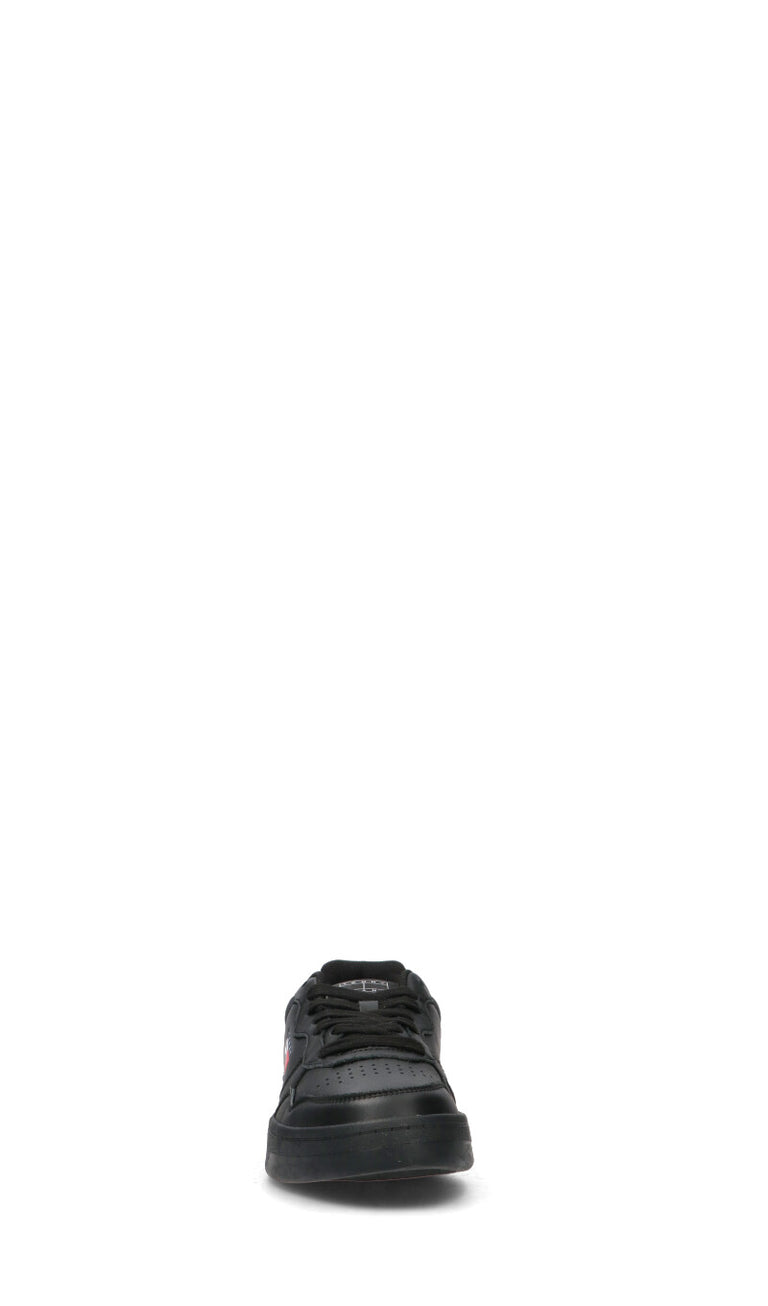 TOMMY HILFIGER JEANS Sneaker uomo nera in pelle