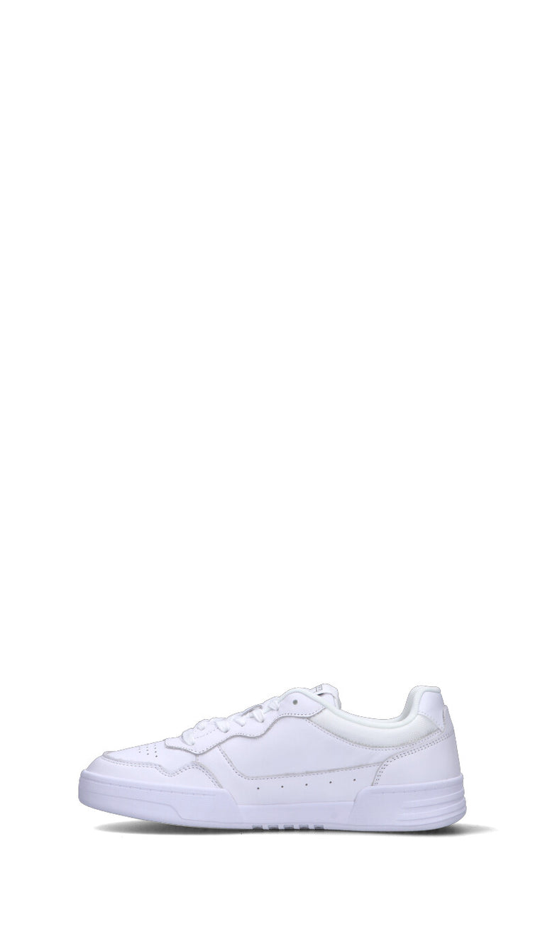 TOMMY HILFIGER JEANS Sneaker uomo bianca in pelle