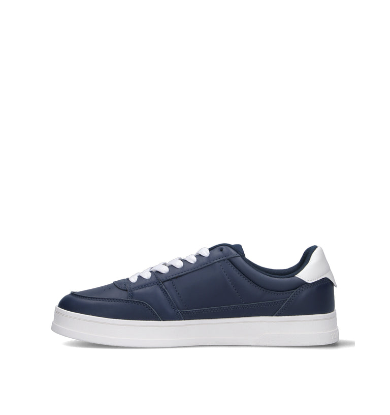 TOMMY HILFIGER JEANS Sneaker uomo blu in pelle