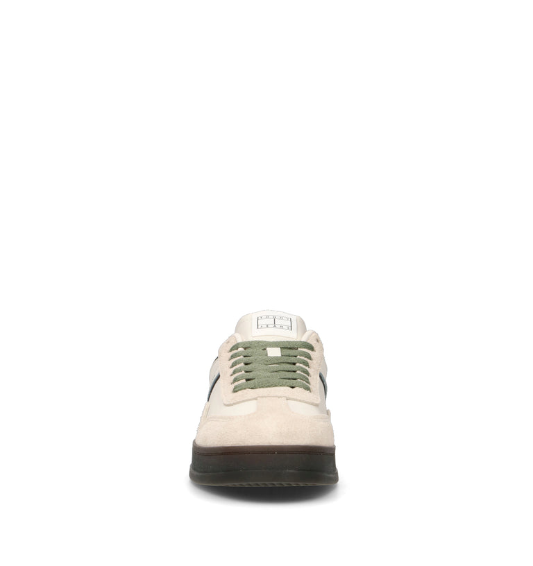 TOMMY HILFIGER JEANS Sneaker uomo bianca/verde