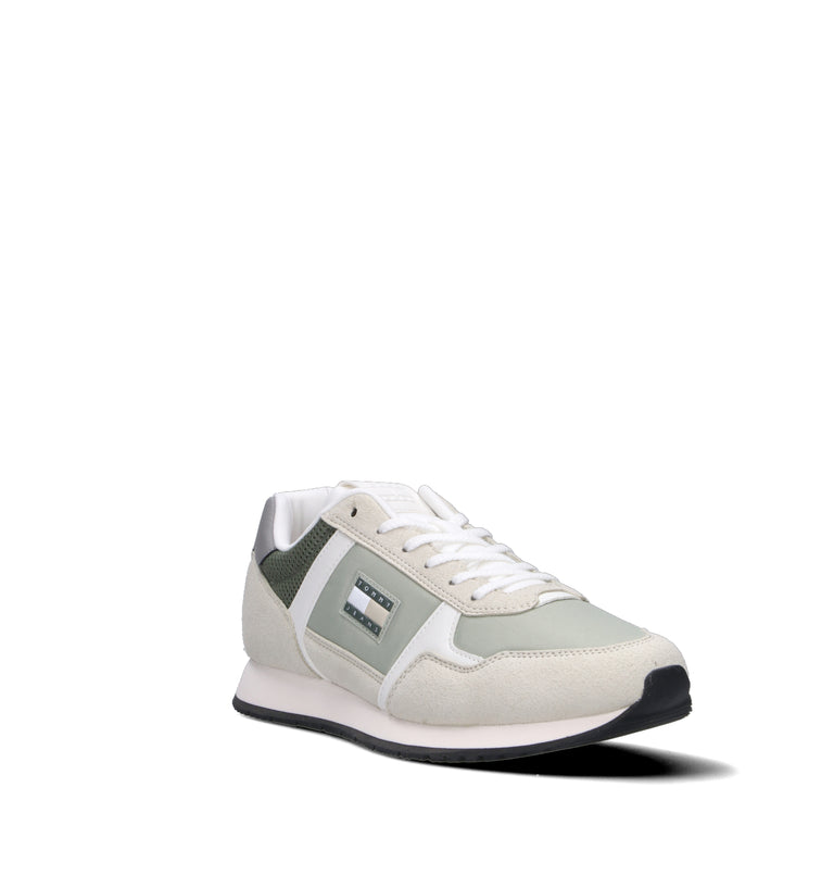 TOMMY HILFIGER JEANS Sneaker uomo grigia/verde