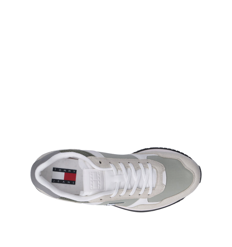 TOMMY HILFIGER JEANS Sneaker uomo grigia/verde