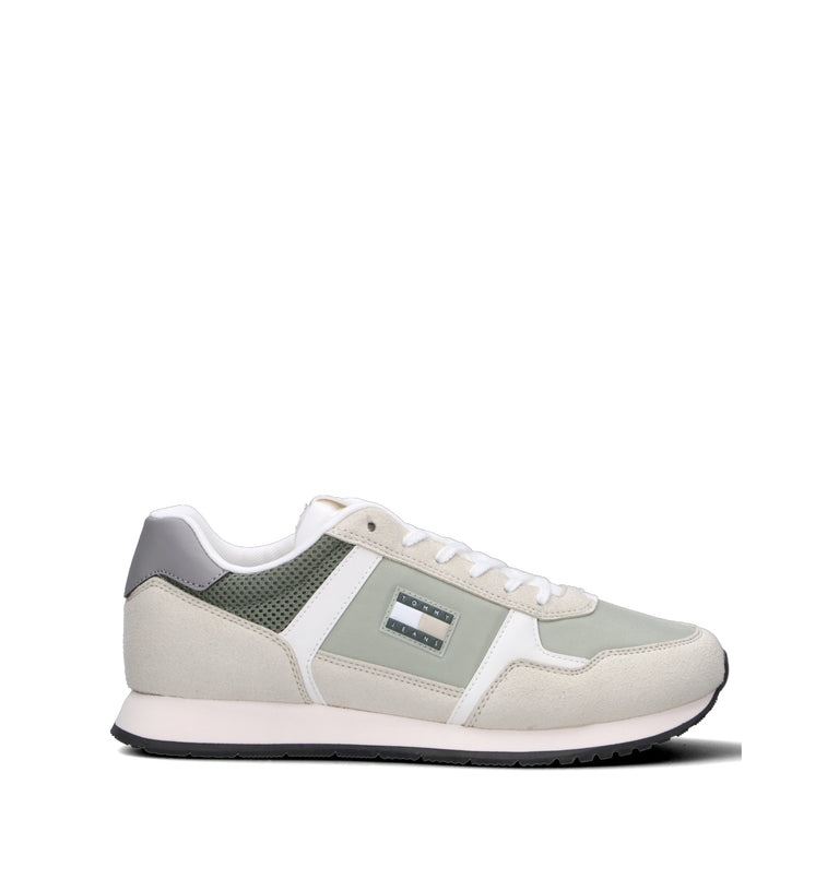 TOMMY HILFIGER JEANS Sneaker uomo grigia/verde