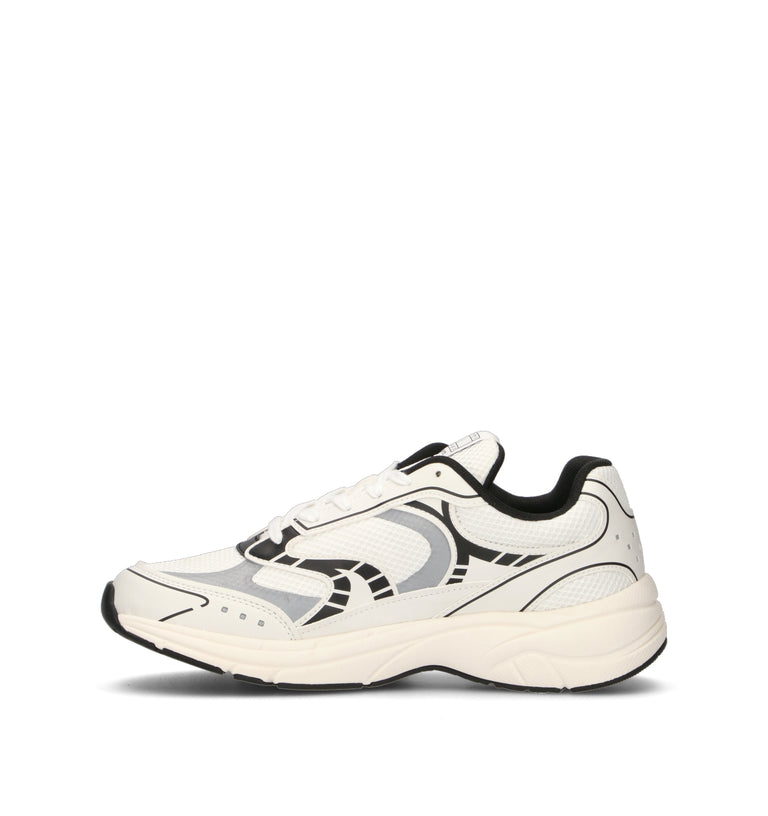 TOMMY HILFIGER JEANS Sneaker uomo bianca/nera